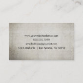 Carte de visite photographe vintage (Dos)