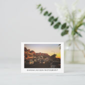 Carte De Visite Photographe Vintage Code QR Minimal (Debout devant)