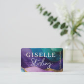 Carte De Visite Photographe Violet (Debout devant)