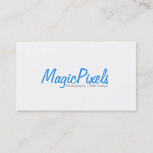 Carte De Visite Photographe Web Designer