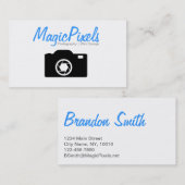 Carte De Visite Photographe Web Designer (Devant / Derrière)