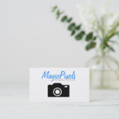 Carte De Visite Photographe Web Designer (Debout devant)