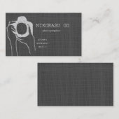 Carte De Visite photographer (Devant / Derrière)