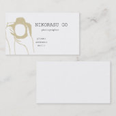 Carte De Visite photographer (Devant / Derrière)