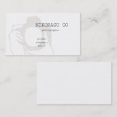 Carte De Visite photographer (Devant / Derrière)