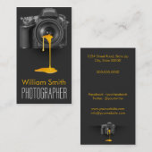Carte De Visite Photographer (Devant / Derrière)