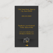 Carte De Visite Photographer (Dos)