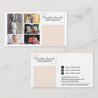 Carte De Visite Photographer Business Card Template