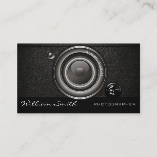 Carte De Visite Photographer camera (Devant)