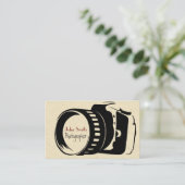 Carte De Visite Photographer (fotografo videografo) tarjeta (Debout devant)