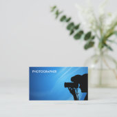 Carte De Visite Photographer Simple Business Cards (Debout devant)