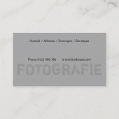 Carte De Visite photographie (Dos)