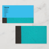 Carte De Visite photographie abstraite (Devant / Derrière)