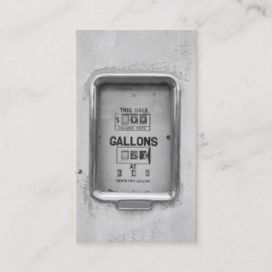 Carte De Visite Photographie antique de Bowser de carburant -