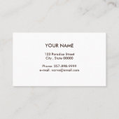 Carte De Visite Photographie Camera Rooster Cute Moderne (Dos)