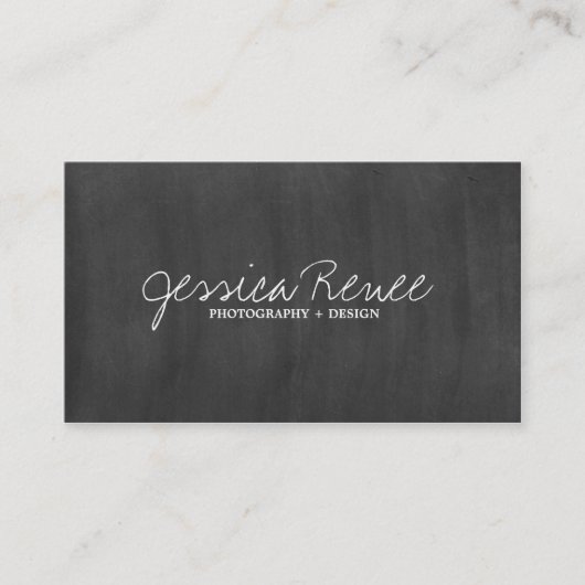 Carte De Visite Photographie | Chalboard (Devant)
