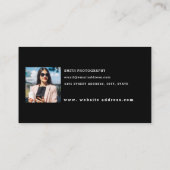 Carte De Visite Photographie d'aquarelle créative (Dos)