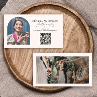 Photographie d'arc moderne Code QR professionnel