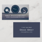 Carte De Visite Photographie de caméra moderne (Devant / Derrière)