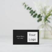 Carte De Visite Photographie de couleur blanche couleur blanche bl (Debout devant)