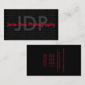 CARTE DE VISITE PHOTOGRAPHIE DE DAINE DE JANE (Devant / Derrière)