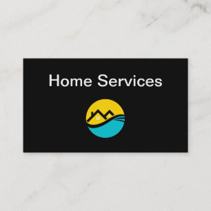 Carte De Visite Photographie de drone de conception minimale