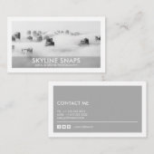 Carte De Visite Photographie de drone moderne (Devant / Derrière)