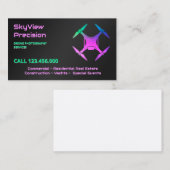 Carte De Visite Photographie de drone UAV (Devant / Derrière)