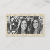 Carte De Visite Photographie de fantaisie de damassé (Dos)