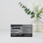 Carte De Visite Photographie de fond - 60pc Grey - Bateau de plais (Debout devant)