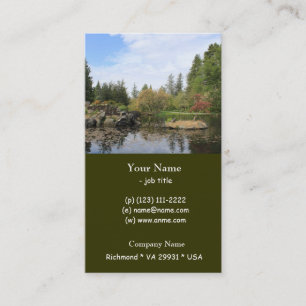 Carte De Visite photographie de jardin