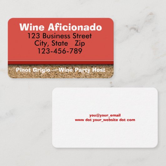 Carte De Visite Photographie de la frontière du liège (Devant / Derrière)