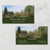 Carte De Visite photographie de la nature (Devant / Derrière)