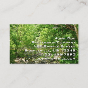 Carte De Visite Photographie de la nature dans le Maryland vue sur