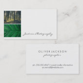 Carte De Visite Photographie de la nature extérieure (Devant / Derrière)