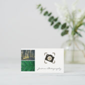 Carte De Visite Photographie de la nature extérieure Icône de l'ap (Debout devant)