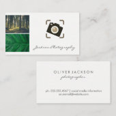 Carte De Visite Photographie de la nature extérieure Icône de l'ap (Devant / Derrière)