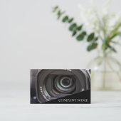 Carte De Visite Photographie de lentilles de caméra (Debout devant)