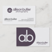 Carte De Visite Photographie de maître d'hôtel d'Allison (Devant / Derrière)