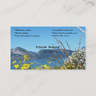 Carte De Visite Photographie de paysage du parc national de Grand