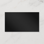 Carte De Visite Photographie découpée - Noir (Dos)