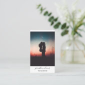 Carte De Visite Photographie des médias sociaux professionnels mod (Debout devant)