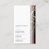 Carte De Visite Photographie du musicien Oboe (Dos)