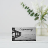 Carte De Visite Photographie en niveaux de gris du pont (Debout devant)