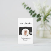 Carte De Visite Photographie et conception professionnelle de code (Debout devant)
