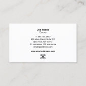 Carte De Visite Photographie et vidéographie des drones aériens Si (Dos)