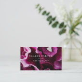 Carte De Visite Photographie florale (Debout devant)