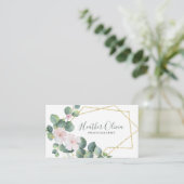 Carte De Visite Photographie florale géométrique (Debout devant)