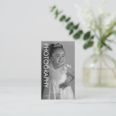 Carte De Visite Photographie Formes commerciales Couleur Bloc Faux (Debout devant)