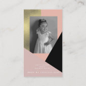 Carte De Visite Photographie Formes commerciales Couleur Bloc Faux (Dos)